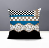 Trix Abstract Reversible Indoor/Outdoor Square Pillow