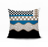 Trix Abstract Reversible Indoor/Outdoor Square Pillow