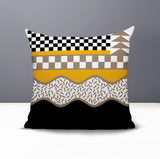Trix Abstract Reversible Indoor/Outdoor Square Pillow