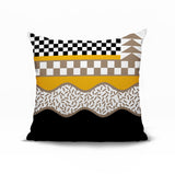 Trix Abstract Reversible Indoor/Outdoor Square Pillow