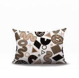 Trixel Abstract Reversible Indoor/Outdoor Lumbar Pillow