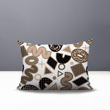 Trixel Abstract Reversible Indoor/Outdoor Lumbar Pillow