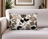 Trixel Abstract Reversible Indoor/Outdoor Lumbar Pillow