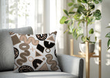 Trixel Abstract Reversible Indoor/Outdoor Square Pillow