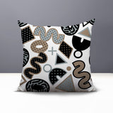 Trixel Abstract Reversible Indoor/Outdoor Square Pillow