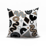 Trixel Abstract Reversible Indoor/Outdoor Square Pillow