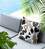 Trixel Abstract Reversible Indoor/Outdoor Square Pillow