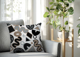 Trixel Abstract Reversible Indoor/Outdoor Square Pillow