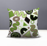 Trixel Abstract Reversible Indoor/Outdoor Square Pillow