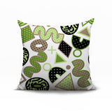 Trixel Abstract Reversible Indoor/Outdoor Square Pillow