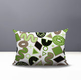 Trixel Abstract Reversible Indoor/Outdoor Lumbar Pillow