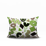 Trixel Abstract Reversible Indoor/Outdoor Lumbar Pillow