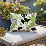 Trixel Abstract Reversible Indoor/Outdoor Lumbar Pillow