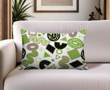 Trixel Abstract Reversible Indoor/Outdoor Lumbar Pillow
