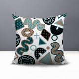 Trixel Abstract Reversible Indoor/Outdoor Square Pillow