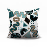 Trixel Abstract Reversible Indoor/Outdoor Square Pillow