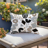 Trixel Abstract Reversible Indoor/Outdoor Lumbar Pillow