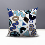 Trixel Abstract Reversible Indoor/Outdoor Square Pillow