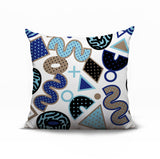 Trixel Abstract Reversible Indoor/Outdoor Square Pillow