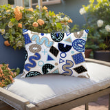 Trixel Abstract Reversible Indoor/Outdoor Lumbar Pillow
