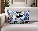 Trixel Abstract Reversible Indoor/Outdoor Lumbar Pillow