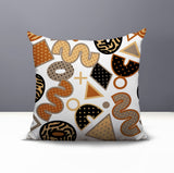 Trixel Abstract Reversible Indoor/Outdoor Square Pillow
