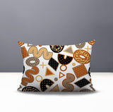 Trixel Abstract Reversible Indoor/Outdoor Lumbar Pillow