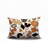Trixel Abstract Reversible Indoor/Outdoor Lumbar Pillow
