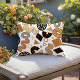 Trixel Abstract Reversible Indoor/Outdoor Lumbar Pillow