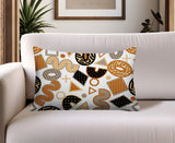 Trixel Abstract Reversible Indoor/Outdoor Lumbar Pillow