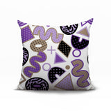 Trixel Abstract Reversible Indoor/Outdoor Square Pillow