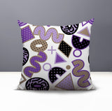 Trixel Abstract Reversible Indoor/Outdoor Square Pillow