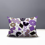 Trixel Abstract Reversible Indoor/Outdoor Lumbar Pillow