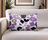 Trixel Abstract Reversible Indoor/Outdoor Lumbar Pillow