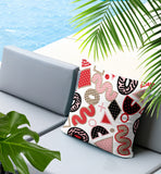 Trixel Abstract Reversible Indoor/Outdoor Square Pillow