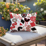 Trixel Abstract Reversible Indoor/Outdoor Lumbar Pillow