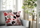 Trixel Abstract Reversible Indoor/Outdoor Square Pillow