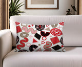 Trixel Abstract Reversible Indoor/Outdoor Lumbar Pillow
