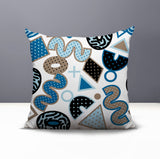 Trixel Abstract Reversible Indoor/Outdoor Square Pillow