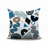 Trixel Abstract Reversible Indoor/Outdoor Square Pillow