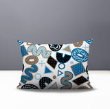 Trixel Abstract Reversible Indoor/Outdoor Lumbar Pillow