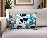 Trixel Abstract Reversible Indoor/Outdoor Lumbar Pillow