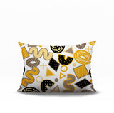 Trixel Abstract Reversible Indoor/Outdoor Lumbar Pillow