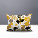 Trixel Abstract Reversible Indoor/Outdoor Lumbar Pillow