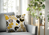 Trixel Abstract Reversible Indoor/Outdoor Square Pillow