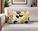 Trixel Abstract Reversible Indoor/Outdoor Lumbar Pillow