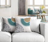 Tulu Abstract Reversible Indoor/Outdoor Square Pillow