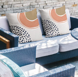 Tulu Abstract Reversible Indoor/Outdoor Square Pillow
