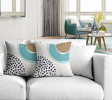 Tulu Abstract Reversible Indoor/Outdoor Square Pillow