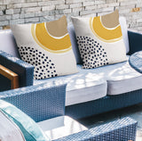 Tulu Abstract Reversible Indoor/Outdoor Square Pillow